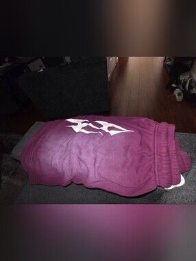 Hellstar FLAME SHORTS. Maroon And White. Worn Once.